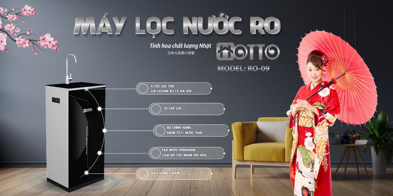 máy lọc nước xử lý đá vôi ro-09